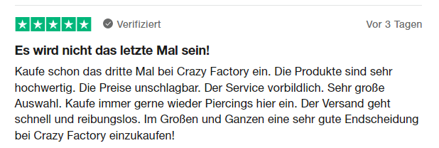 Crazy Factory Gutschein