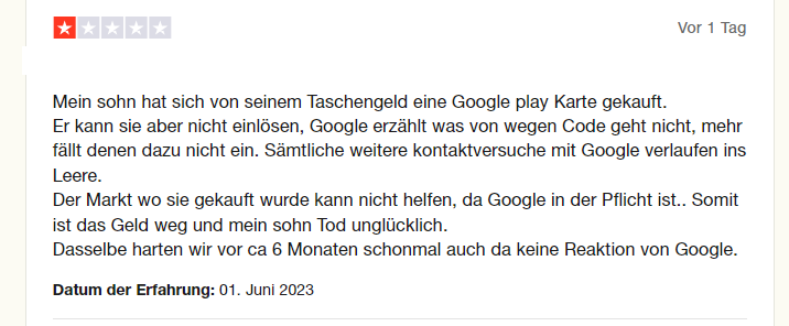 5 Euro Google Play